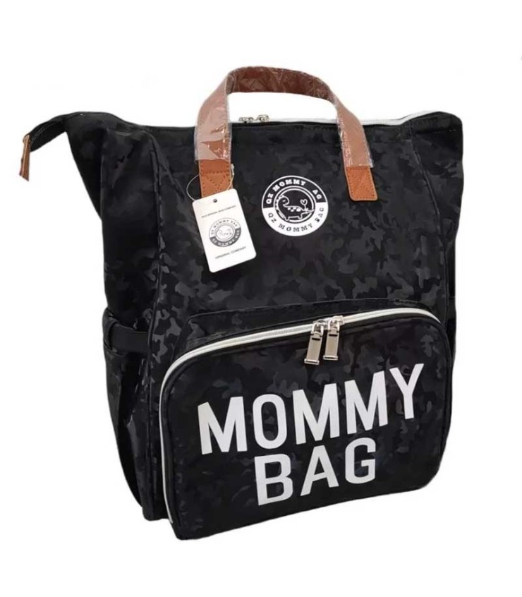 کوله چرمی لوازم کودک و مادر طرح ارتشی مامی بگ mommy bag