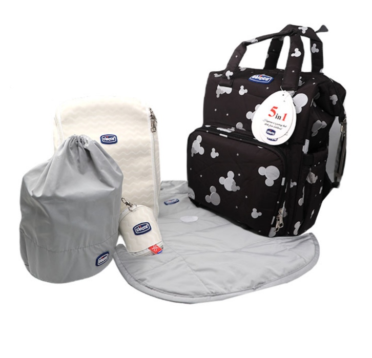 کوله لوازم مادر و کودک ۵ در ۱ طرح میکی موس چیکو