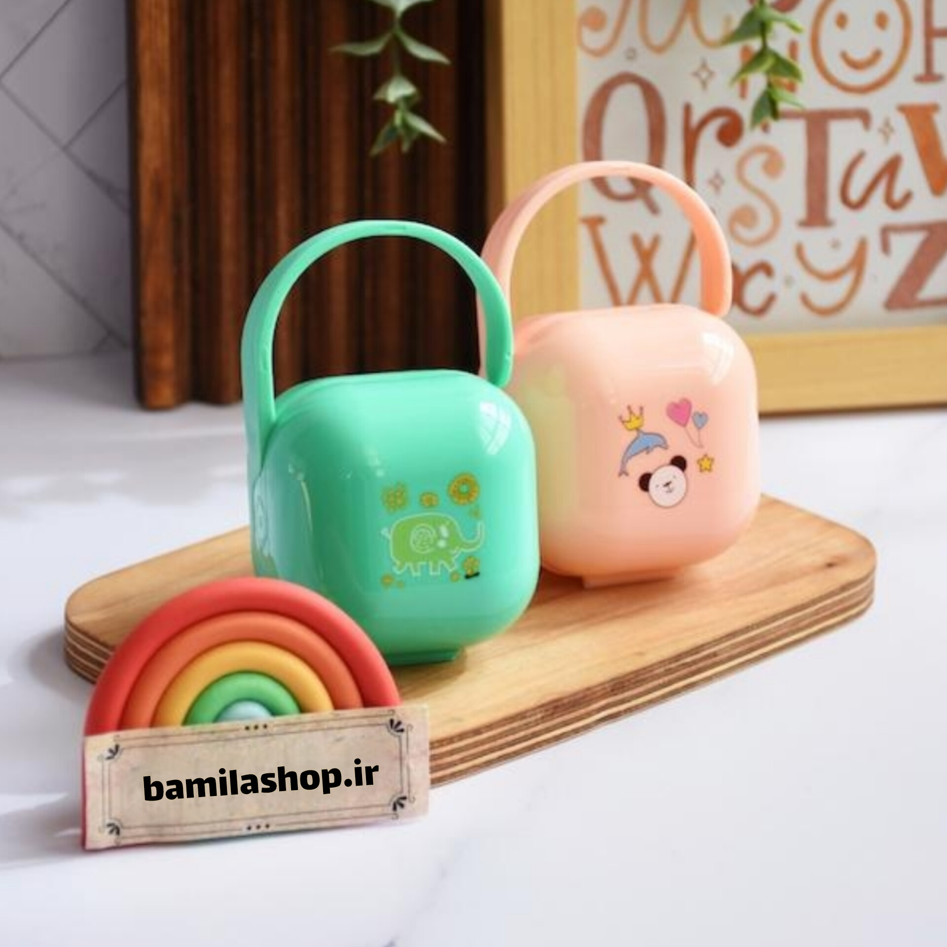 قاب پستانک پلاستیکی