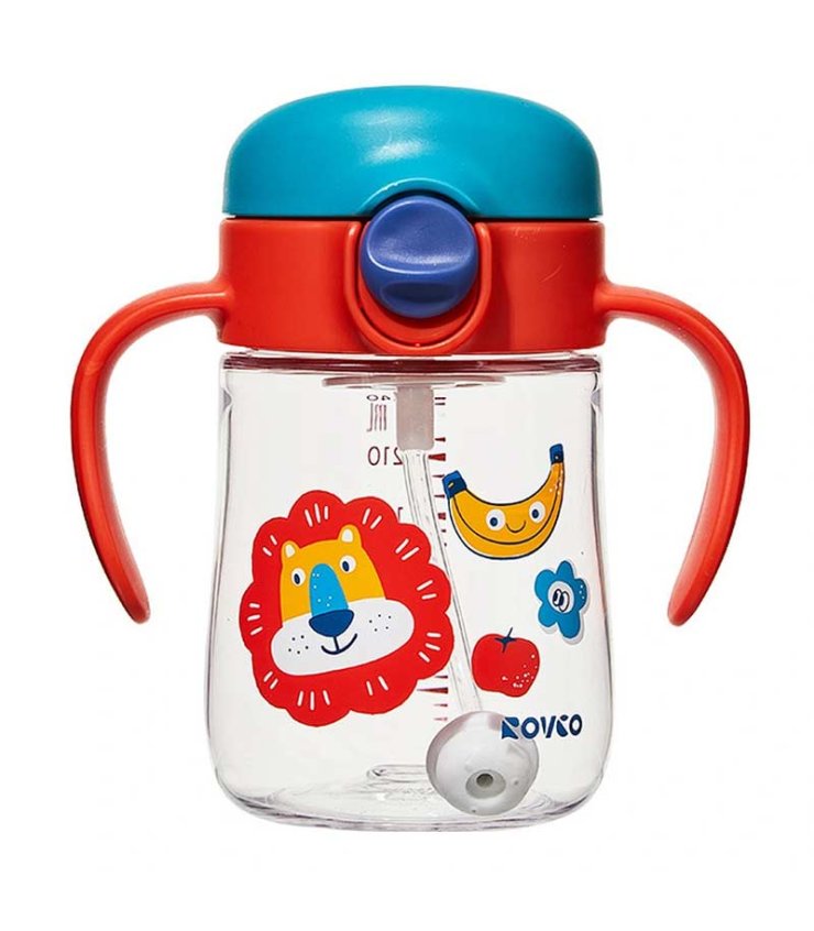 لیوان نی دار 360درجه طرح شیر رووکو Rovoco