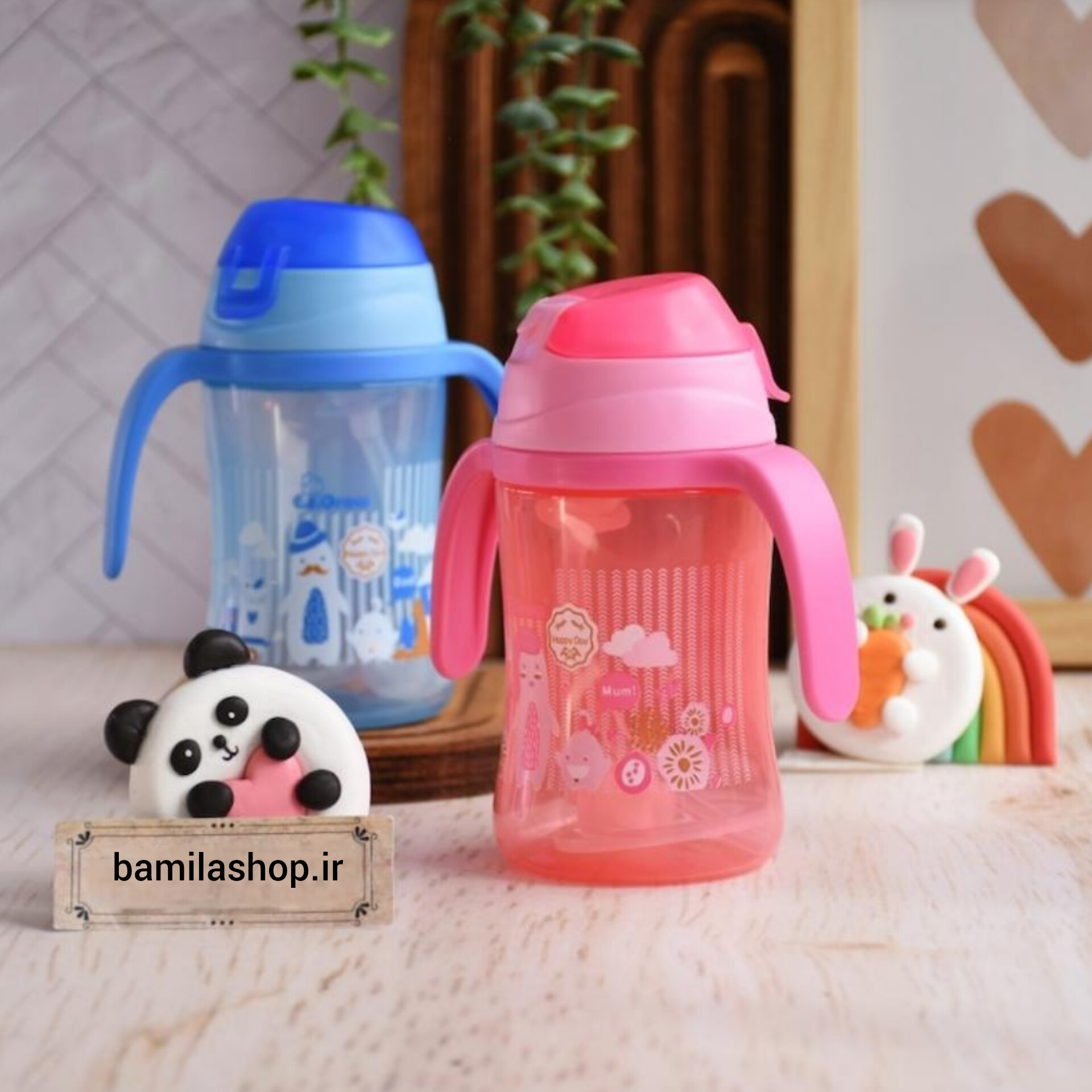 لیوان نی دار آبمیوه خوری  e.z.grow