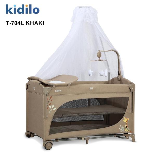 تخت و پارک کنار مادر کیدیلو مدل kidilo T-704
