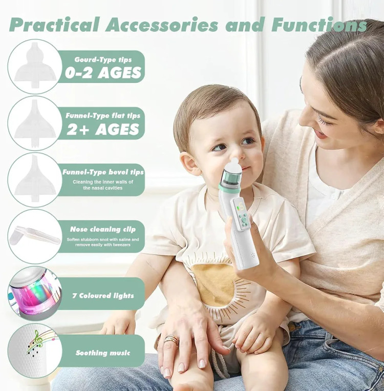 پوار برقی و شارژی برند Electric nasal aspirator