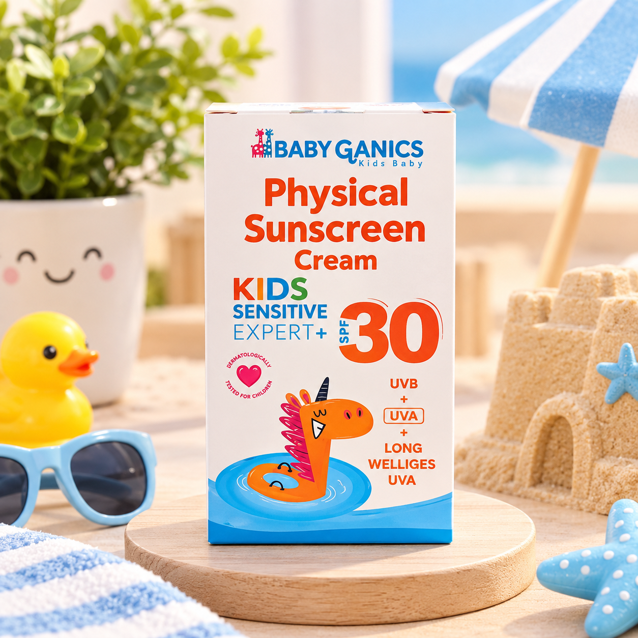 ضد آفتاب spf30 کودک بی بی گانیکس 50 میلی لیتر